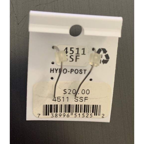 Dragonfly Dangle Hypo Post Earrings 925 Sterling Silver Wheeler Jewelry USA New - Picture 4 of 5